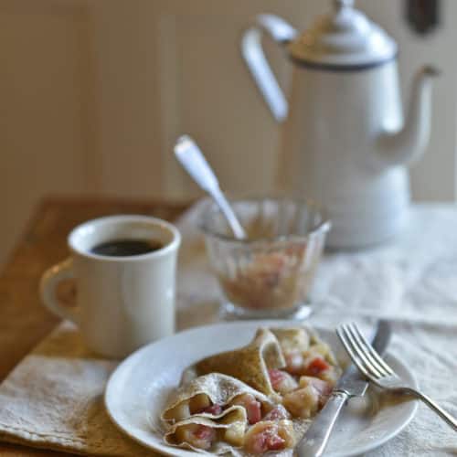 Applesauce Buckwheat Crepe